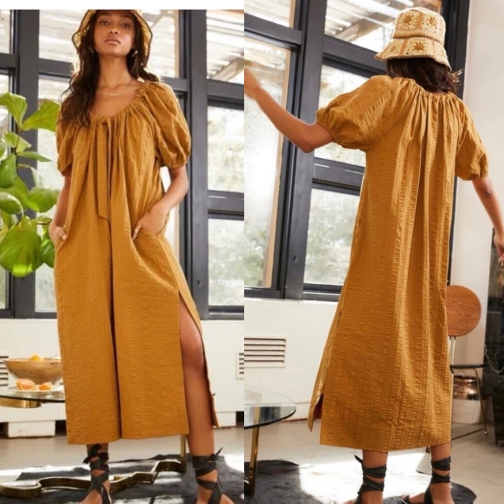 Free People NWT Natural Elements midi dress
